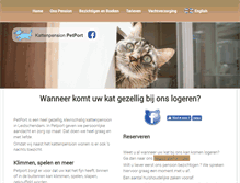 Tablet Screenshot of petport.nl